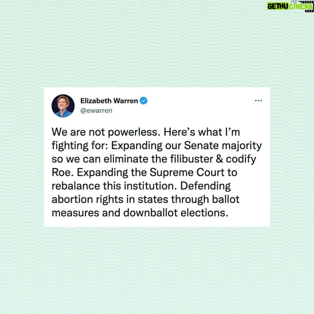 Elizabeth Warren Instagram - Looking for a way to channel your anger right now? Here are two suggestions for how to take this fight to the state level, now that the Supreme Court has erased federal protections: In Michigan, there’s a ballot amendment that would affirm every person’s fundamental right to reproductive freedom. We need to fight to get it on the ballot this November. In Kansas, a measure on the ballot this August would amend the state Constitution to clarify that it does not protect the right to abortion, overturning a decision by the state Supreme Court. If you can, chip in through the link in my bio to support @MIReproFreedom and @Kansans4CF and help defend the right to an abortion in Michigan and Kansas.