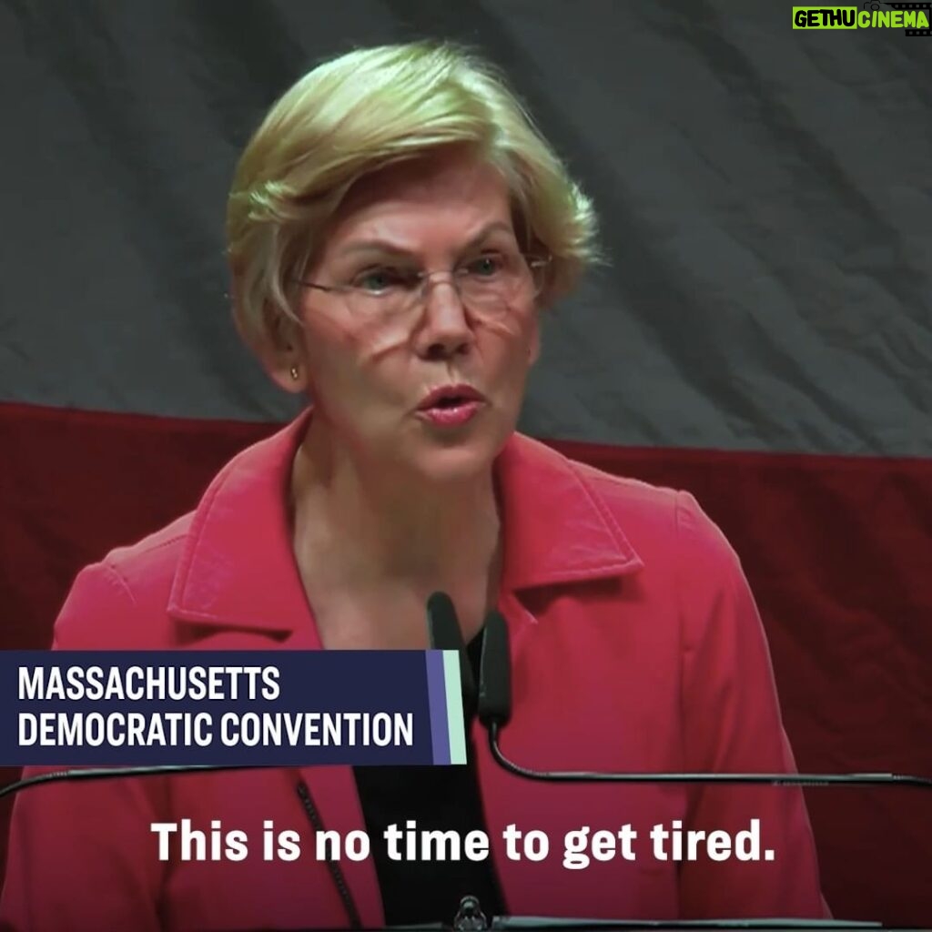 Elizabeth Warren Instagram - We can whimper. We can whine. Or we can fight back. Me? I’m fighting back. And so are @MassDems. #MassDems22