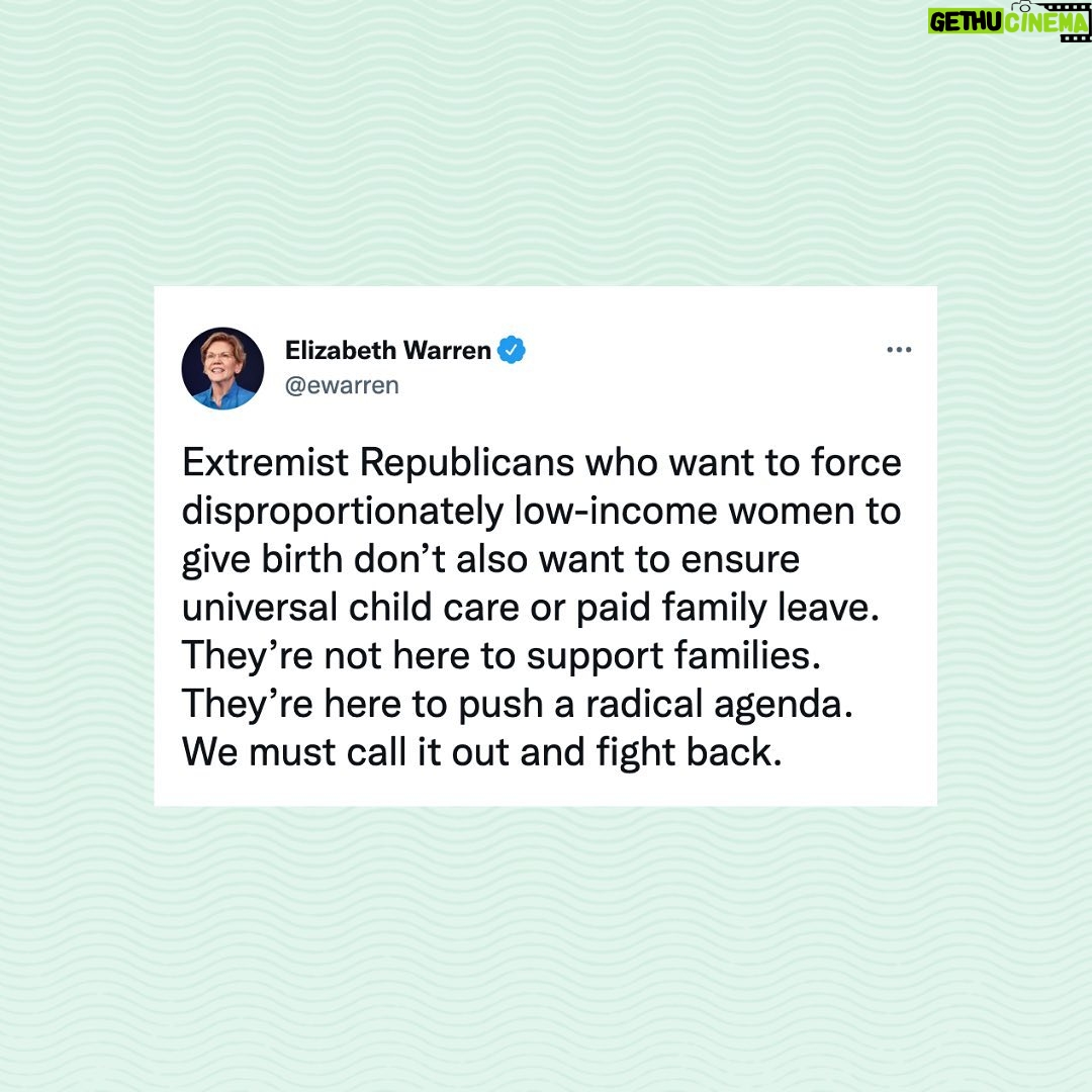 Elizabeth Warren Instagram - Call it out. And fight back.