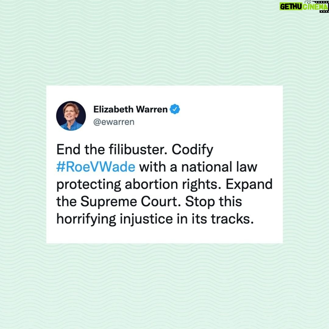 Elizabeth Warren - 60K Likes - I’m going to keep fighting in every way I can to defend abortion rights.