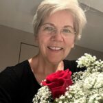 Elizabeth Warren Instagram - Had this waiting for me after a busy day yesterday—my sweetie always remembers. Happy 43rd anniversary, Bruce!