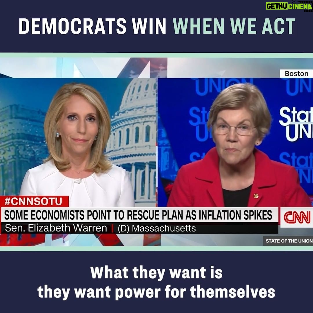 Elizabeth Warren Instagram - Let’s remember where our economy was a year ago. Let’s remember how Republicans didn’t lift a finger to support working people or save small businesses. And let’s not expect anything different if they take back power.