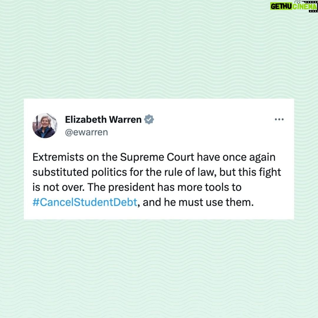 Elizabeth Warren Instagram - This fight is not over.