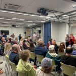 Elizabeth Warren Instagram – We had a great Meet and Greet in Randolph tonight. We talked about Roe, gun safety, student loan debt cancellation, and non-compete reform.