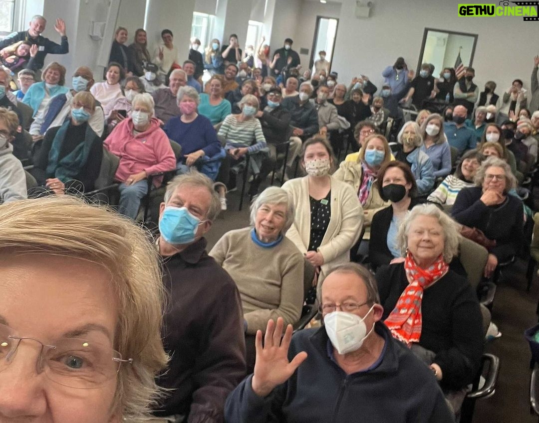 Elizabeth Warren Instagram - We had a great Meet and Greet in Chatham yesterday. We talked about canceling student debt, improving transportation infrastructure across the Cape, tackling climate change, and protecting Cape Cod Bay from nuclear waste.