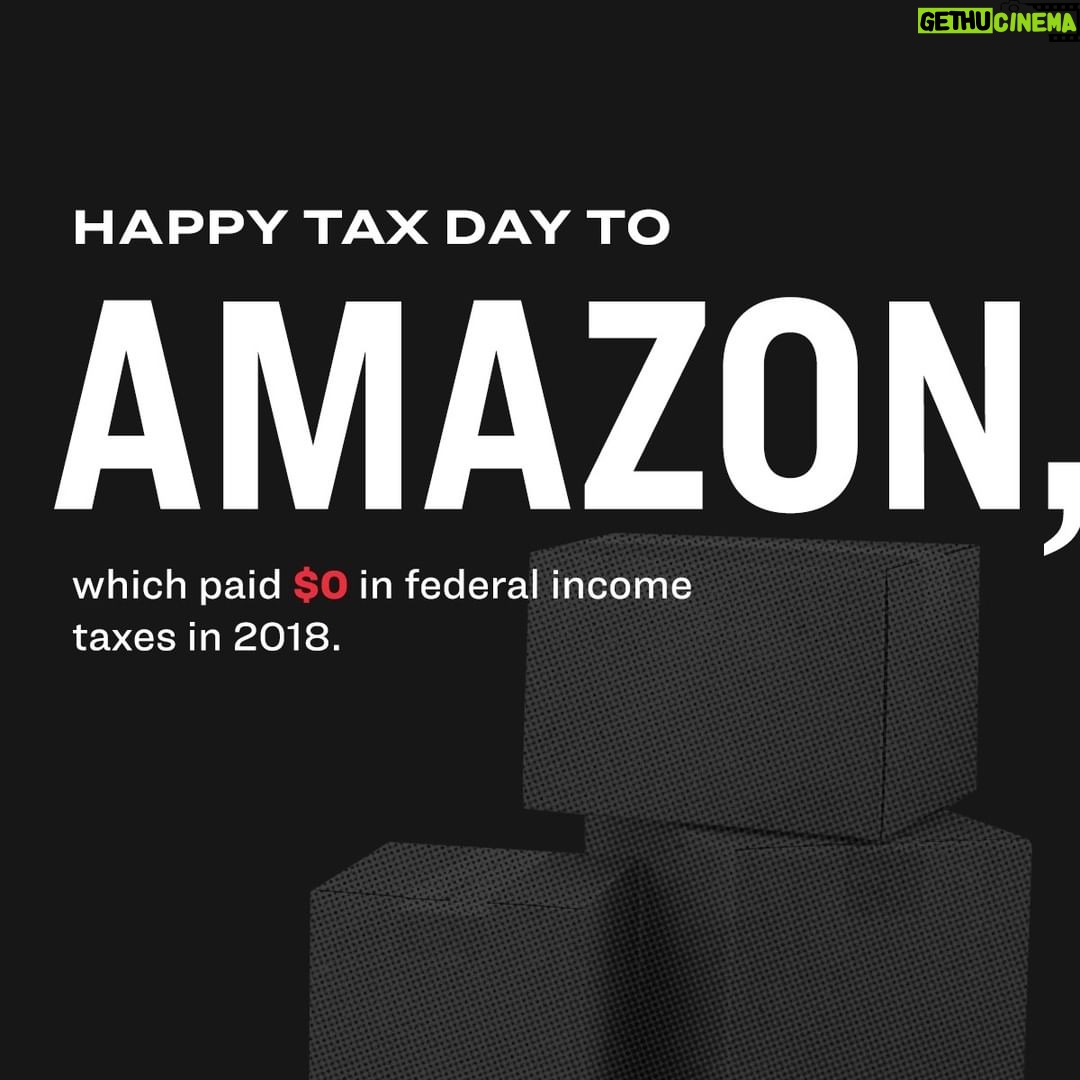 Elizabeth Warren - 63.4K Likes - Here’s a #TaxDay reminder about why we need to crack down on freeloading billionaires and giant corporations.