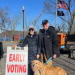 Elizabeth Warren Instagram - Early voting is now open in the Massachusetts presidential primary! I was very happy to cast my ballot for four more years of @JoeBiden and @KamalaHarris' leadership. And Bailey enjoyed the walk.