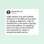 Elizabeth Warren Instagram - #ConfirmJudgeJackson