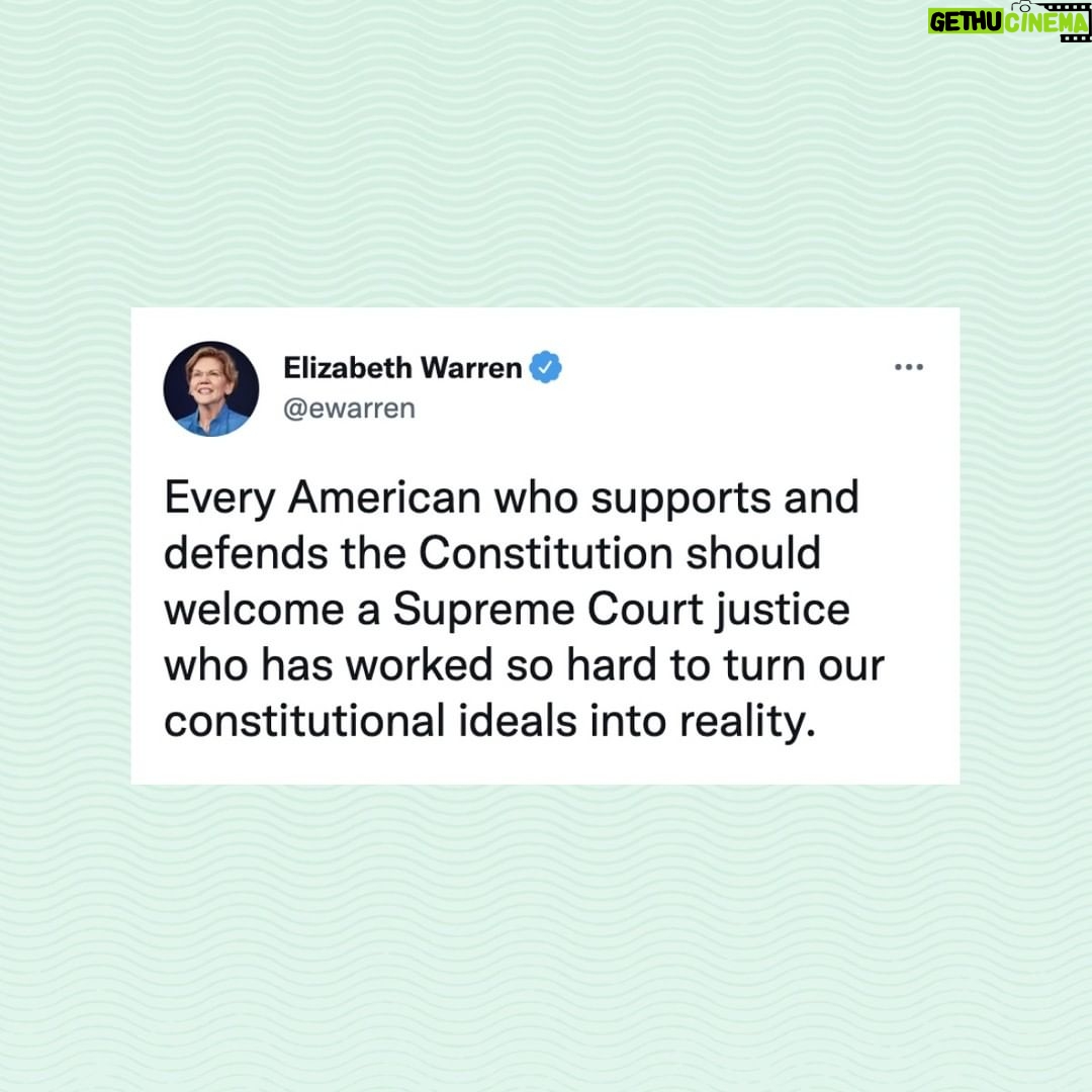 Elizabeth Warren - 67.6K Likes - #ConfirmJudgeJackson