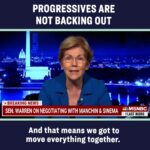 Elizabeth Warren Instagram - We had an agreement: The deal on roads and bridges will move forward with the rest of what we need to create jobs in the 21st century and #BuildBackBetter. We’ve got to stick to that agreement and move everything together.
