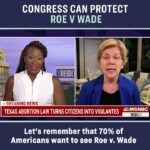 Elizabeth Warren Instagram - We don’t have to leave this to the Supreme Court. Congress can and must enshrine the protections of Roe v. Wade into federal law.