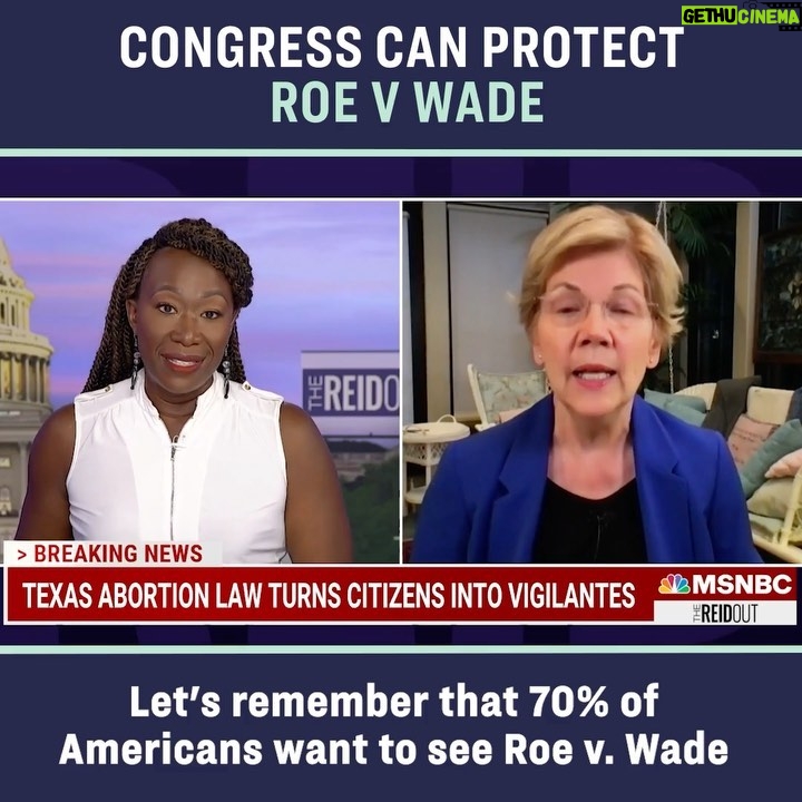 Elizabeth Warren Instagram - We don’t have to leave this to the Supreme Court. Congress can and must enshrine the protections of Roe v. Wade into federal law.