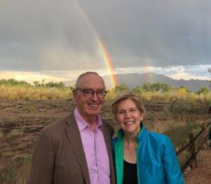 Elizabeth Warren Instagram - Bruce and I were so happy to celebrate Deb and Skip this weekend. Congrats on your marriage ❤️