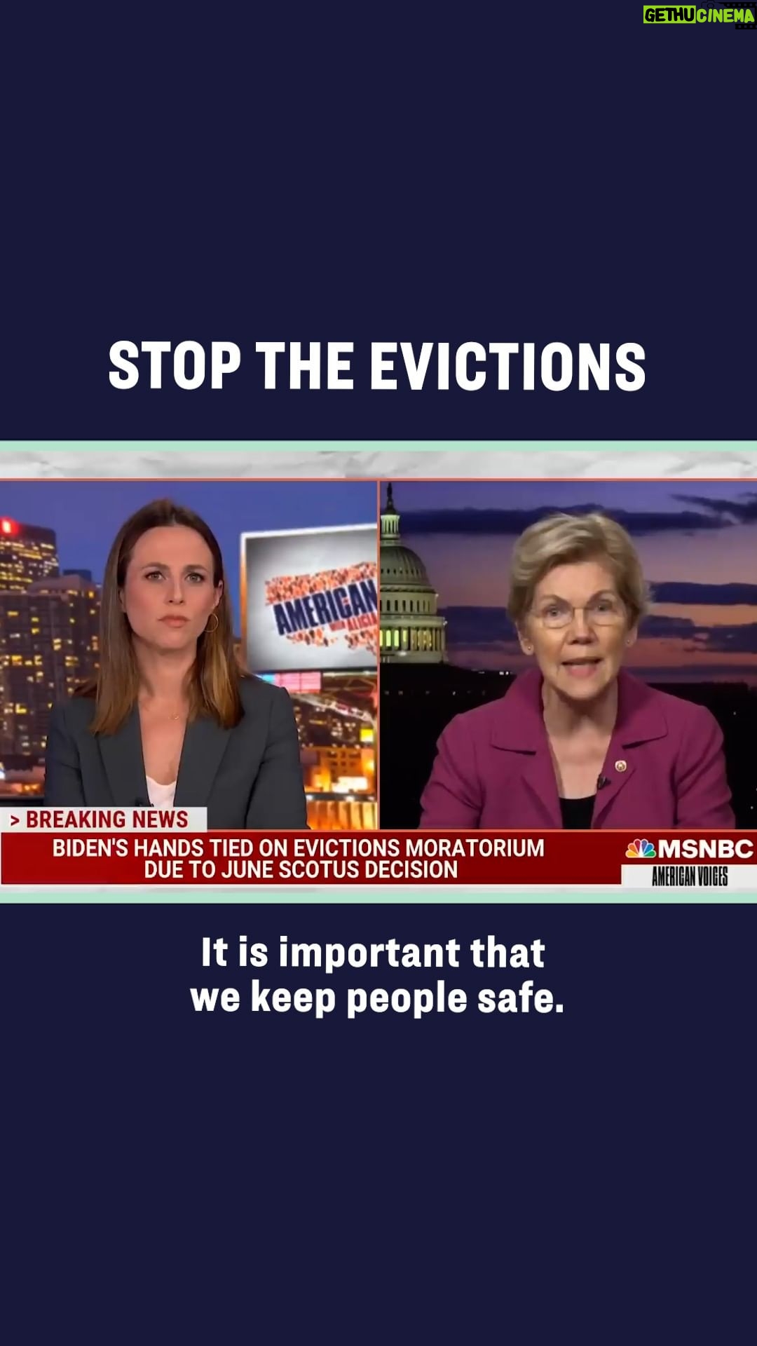 Elizabeth Warren Instagram - The CDC has the authority—and the responsibility—to extend the eviction moratorium and keep people safe in this public health crisis.