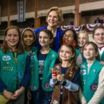 Elizabeth Warren Instagram - Today is #InternationalWomensDay, and March is Women’s History Month. I’m thinking about all the hugs and pinkie promises I’ve shared with girls on the campaign trail. They’re going to make so much history—because that’s what girls do—and make us proud in so many ways.