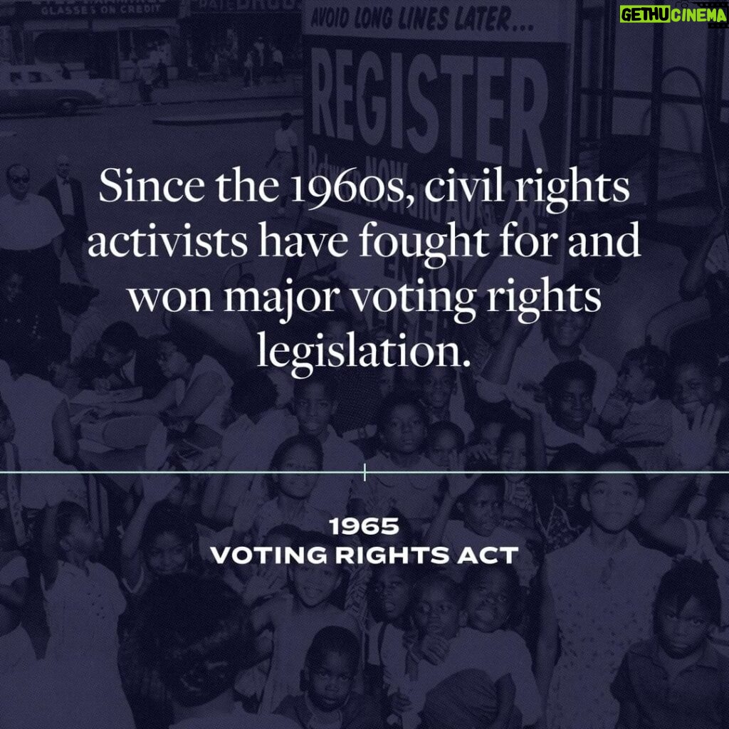 Elizabeth Warren Instagram - Five years ago today, Mitch McConnell kicked me off the Senate floor for reading a letter from Coretta Scott King—the same letter this quote is from. Today, I’m reflecting on that moment and what it became. I want to call attention to her words and to the fight for the right to vote. Brave activists have pushed America to protect voting rights, but a partisan Supreme Court has opened the floodgates for Republican state legislatures to engage in voter suppression—and the Senate GOP has used the filibuster, a Jim Crow relic, to stop Democrats from fighting back. We’ve got to keep fighting to hold Republicans accountable, elect more Democrats to get past the filibuster, and ensure the right to vote and the right to have that vote counted. We’ve got to persist.
