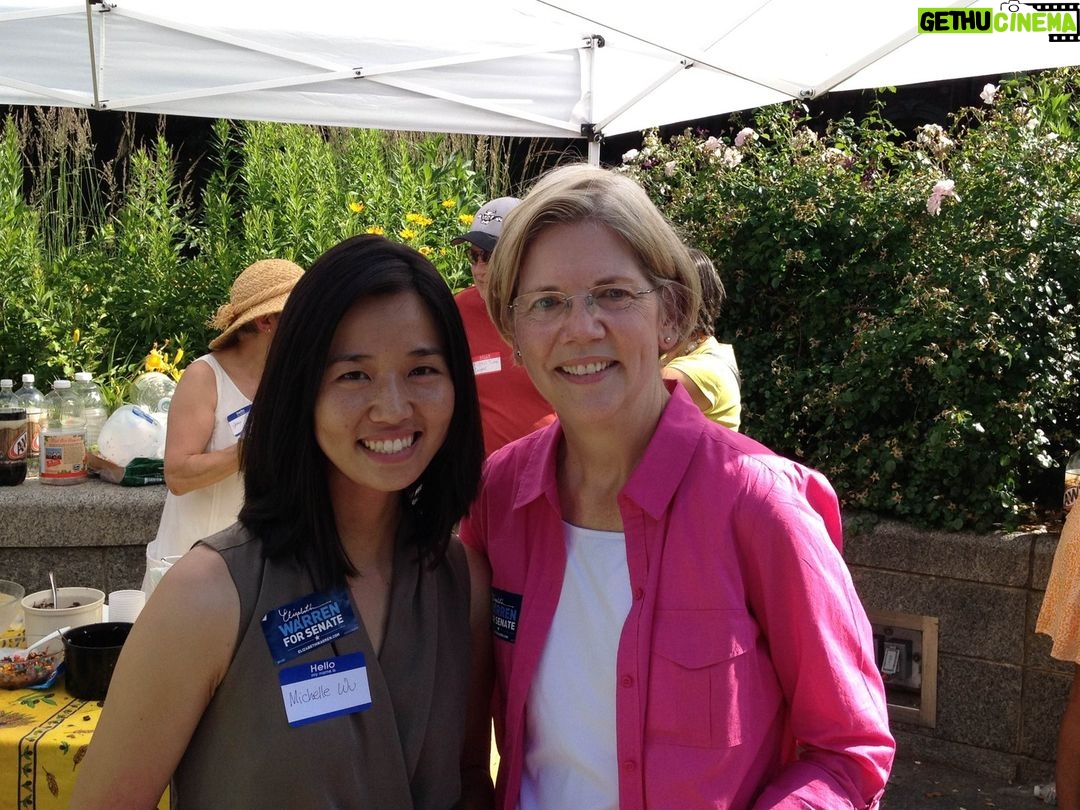 Elizabeth Warren Instagram - Congratulations on your swearing-in as mayor today, @WuTrain! From the classroom to the campaign trail to city hall, I’ve seen your positive energy, good heart, and ability to make big change for Boston. You will be a terrific mayor.