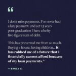 Elizabeth Warren Instagram - My team asked people how student debt affects them. Story after story poured in. Here are just a few. Education’s supposed to be the ticket to economic security, but even after years of hard work paying off loans, debt is still an anchor. This system is broken. #CancelStudentDebt