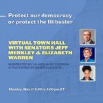 Elizabeth Warren Instagram - We need to #EndTheFilibuster to protect our democracy. Join me at a virtual town hall tonight with #FixOurSenate to talk about how we get this done—link to RSVP in my bio.