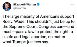 Elizabeth Warren Instagram - This shouldn’t just be up to the Supreme Court.