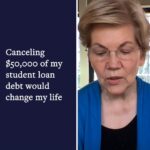 Elizabeth Warren Instagram - I asked people to share their stories about dealing with our broken student loan debt system, and boy did I get a bunch. So I started calling some of the people who wrote in. Here’s a bit of my conversation with Imani: