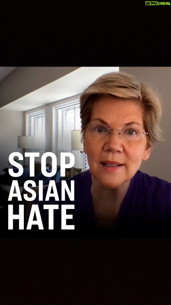 Elizabeth Warren Instagram - The rise in violence against the Asian American community is horrific—and part of a long history. I’m supporting @MazieForHawaii and @Grace4NY’s legislation to strengthen the reporting of anti-Asian hate crimes so we can stop this violence from continuing unchecked.