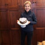 Elizabeth Warren Instagram - Today was my mother’s birthday. We both loved the special connection to Valentine’s Day. When I was a little girl, I bought some heart-shaped pans at the dime store. It became a tradition: every year, I baked her a heart-shaped cake. And I still do today.