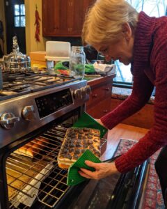 Elizabeth Warren Instagram - Once again, I accidentally set the marshmallow sweet potatoes on fire.