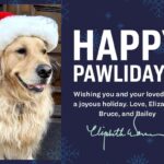 Elizabeth Warren Instagram - Bruce, Bailey, and I wish you a happy and healthy holiday season!