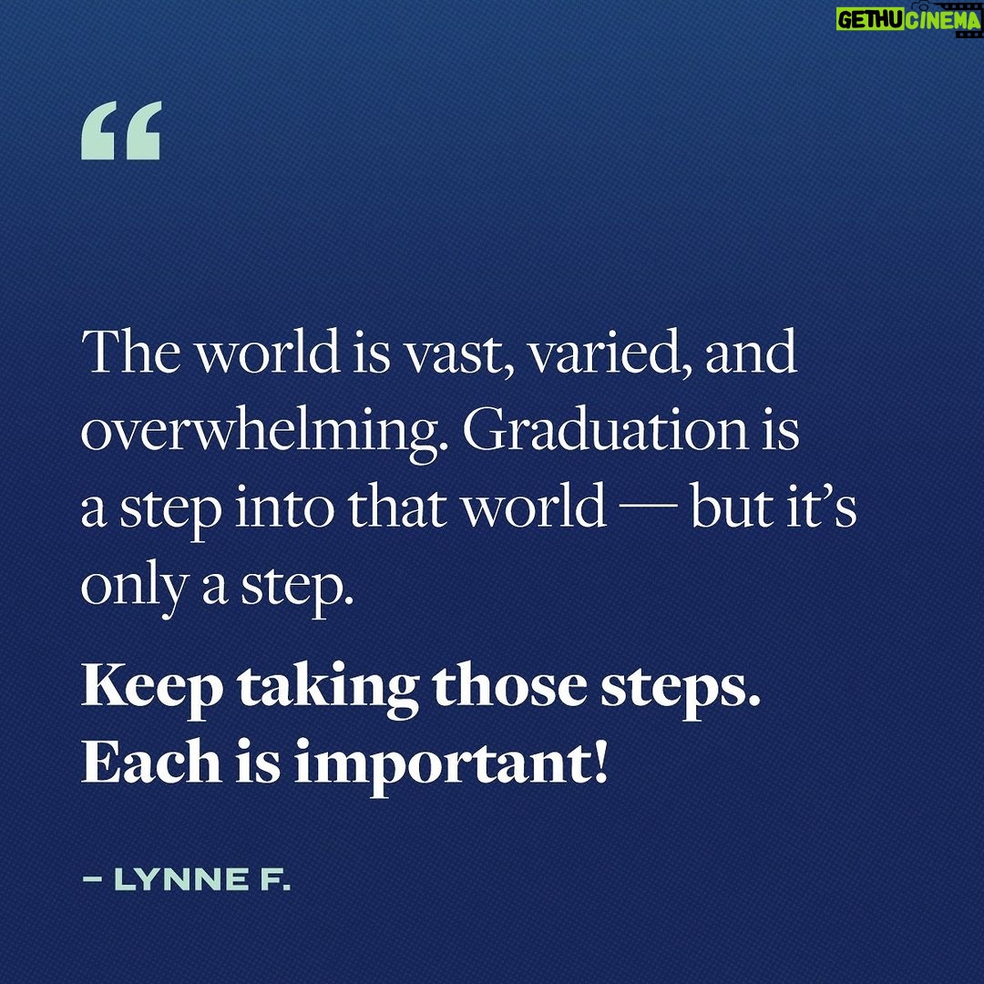 Elizabeth Warren Instagram - This month, as I prepared to deliver commencement speeches for graduation season, I turned to some of you to share your best wisdom for members of the class of 2023 as they start their next chapters. I received so many kind and thoughtful submissions, and here were a few that stood out to me. I think, no matter our age, we could all take some of this advice with us. I hope you’ll share with a recent (or soon-to-be!) graduate in your life.