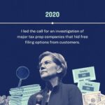 Elizabeth Warren Instagram - Here’s how we won a crackdown on wealthy tax cheats and made progress towards fast, free tax filing for all Americans:
