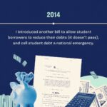 Elizabeth Warren Instagram - First, you identify the problem. Then, you fight to fix it—for as long as it takes. Take a look at this timeline of how I’ve been working—and will continue to work—to deliver relief to people getting crushed by student debt: