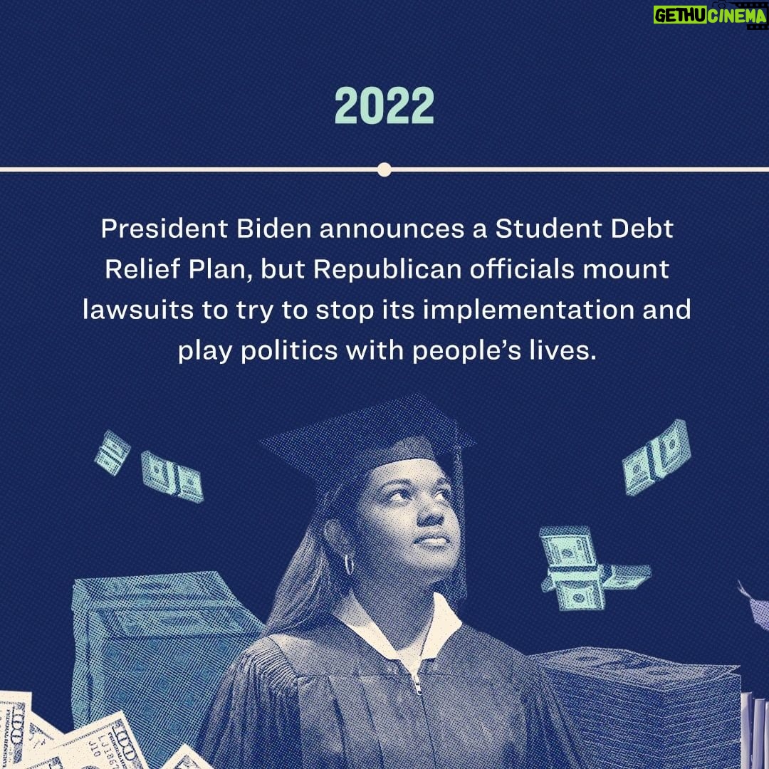 Elizabeth Warren Instagram - First, you identify the problem. Then, you fight to fix it—for as long as it takes. Take a look at this timeline of how I’ve been working—and will continue to work—to deliver relief to people getting crushed by student debt: