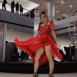 Ella Cruz Instagram - Rampa muna sa #AIFFA2023 ❤️ Styled by @bettinabanez @bbstyles___ Dress @kandamacollective ❤️ Bag @zarahjuan 🤍 Kuching Sarawak Malaysia