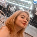 Ella Cruz Instagram - Back home ✨ and blonde 😝 Mother's day promo tomorrow here @wash_and_eat, Buy 1 Take 1 on our Milk Teas, Coffees & Juice 🩵 see ya~ 💛 And!!! NEW VLOG on my channel ❣️ Hair by @carldanahair A&E Events Place