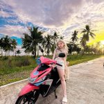 Ella Cruz Instagram – Stuck in Siargao magic🥹🛵✨ Siargao Island, Philippines