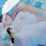 Ella Cruz Instagram – Head in the clouds ☁️🤍 압구정로데오 Apgujung Rodeo