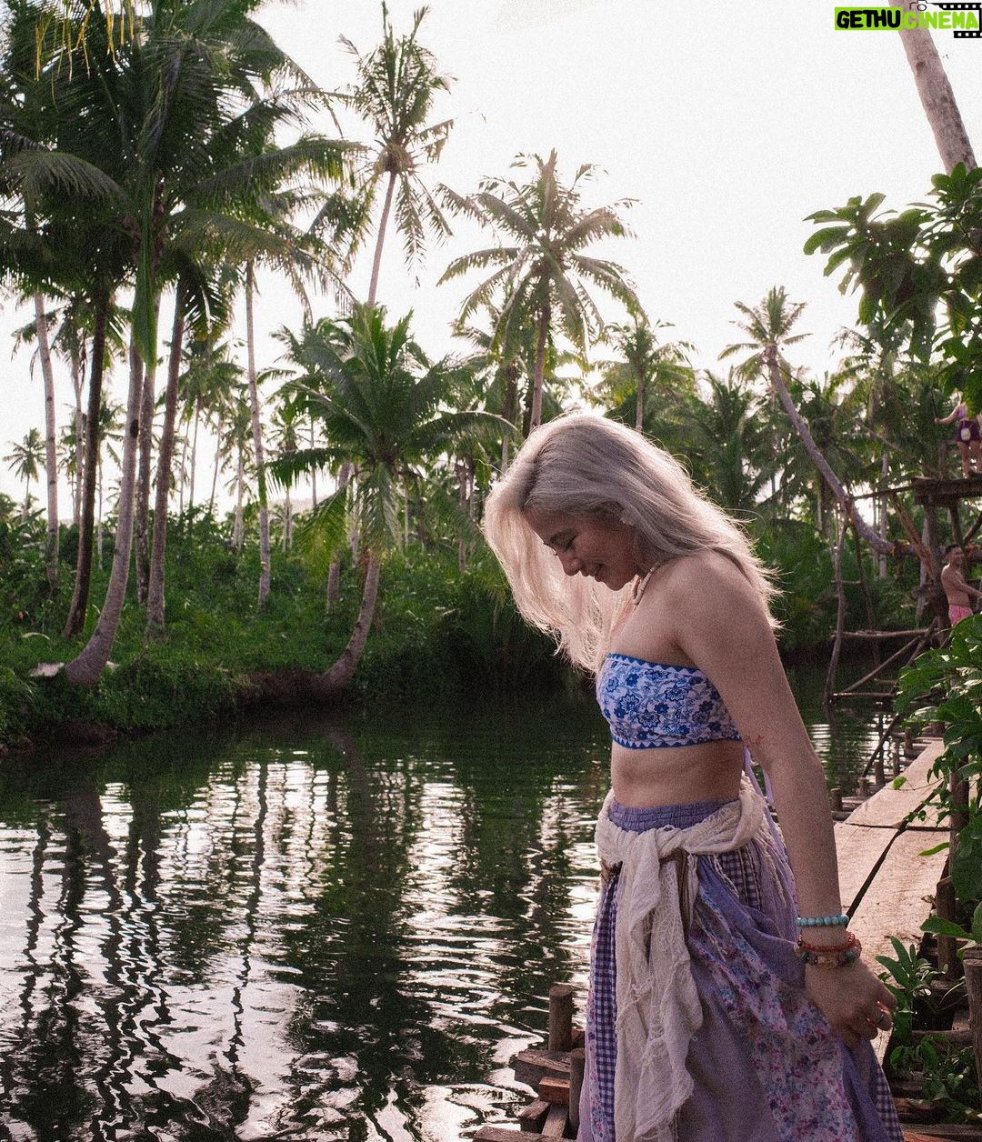 Ella Cruz Instagram - 🧚🏻♀️🩵🌴 Maasin River, Siargao