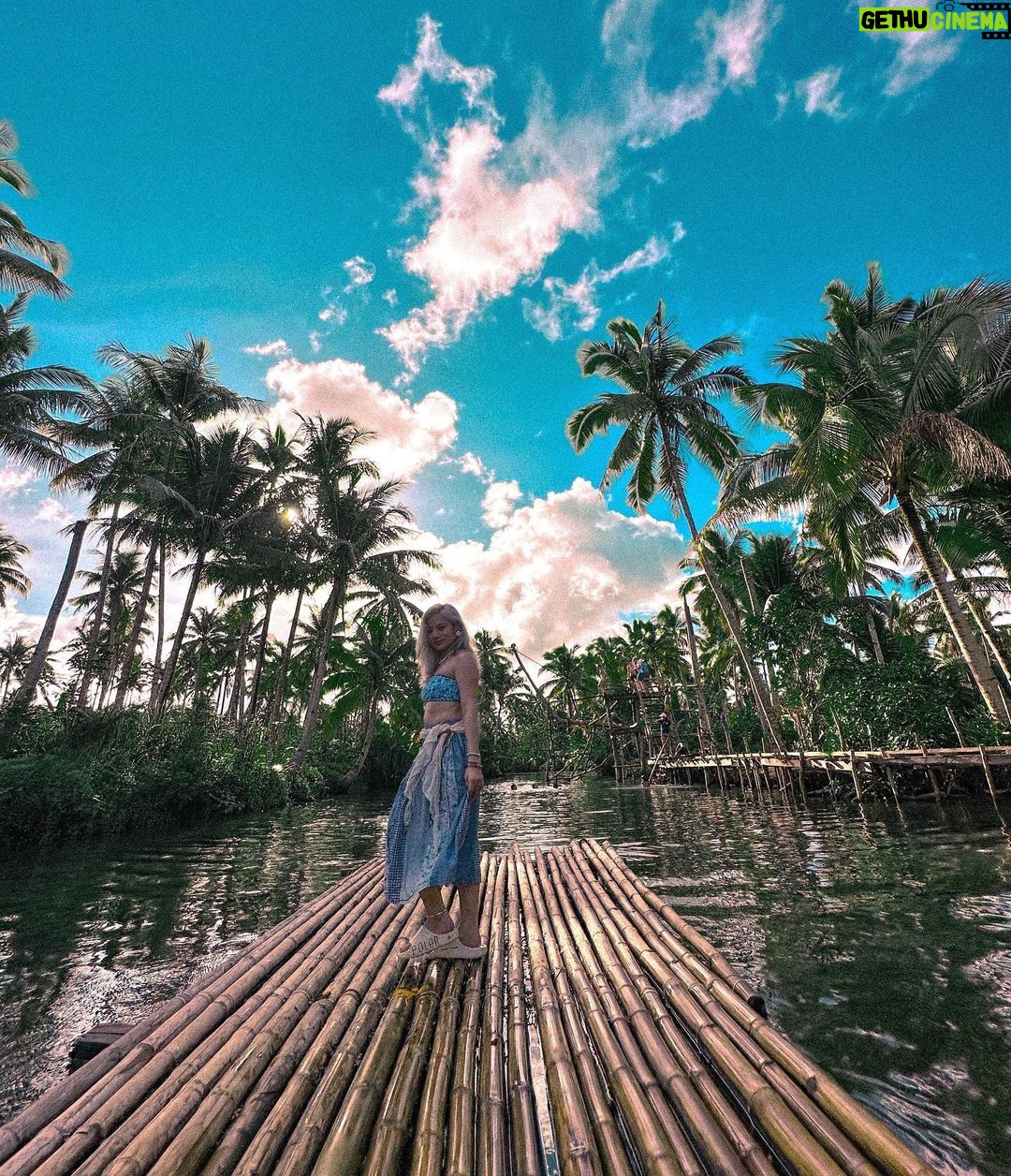 Ella Cruz Instagram - 🧚🏻♀️🩵🌴 Maasin River, Siargao