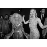 Elle Fanning Instagram - @lorealparis you have outdone yourself this year💥A runway under the Eiffel Tower💥Thank you Delphine for making every event full of joy and empowerment💥 And thanks @gregwilliamsphotography for these gorgeous shots and @evalongoria for your tequila shot…that is indeed not water in my cup ;)