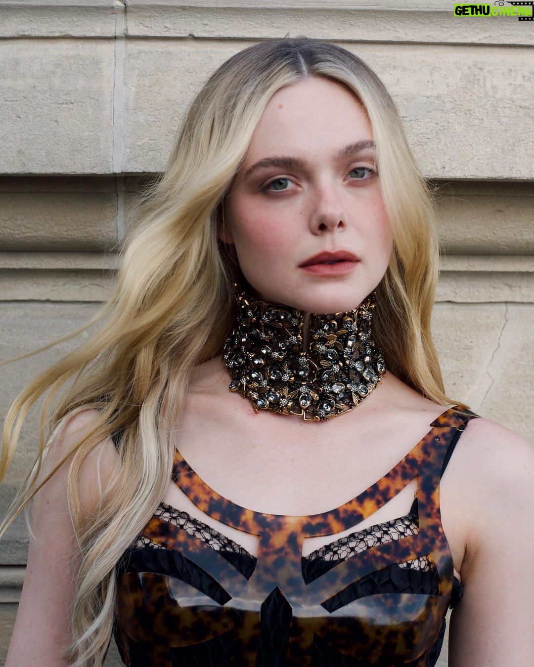 Elle Fanning - 480.4K Likes - Sarah Burton you never cease to amaze me with your kindness and out of this world talent. But most of all your kindness. McQueen will miss you and never be the same but I know your butterfly is only just emerging from its cocoon with the creativity we have yet to see. I love you and I loved wearing one of the looks from one of your most unforgettable collections🐝