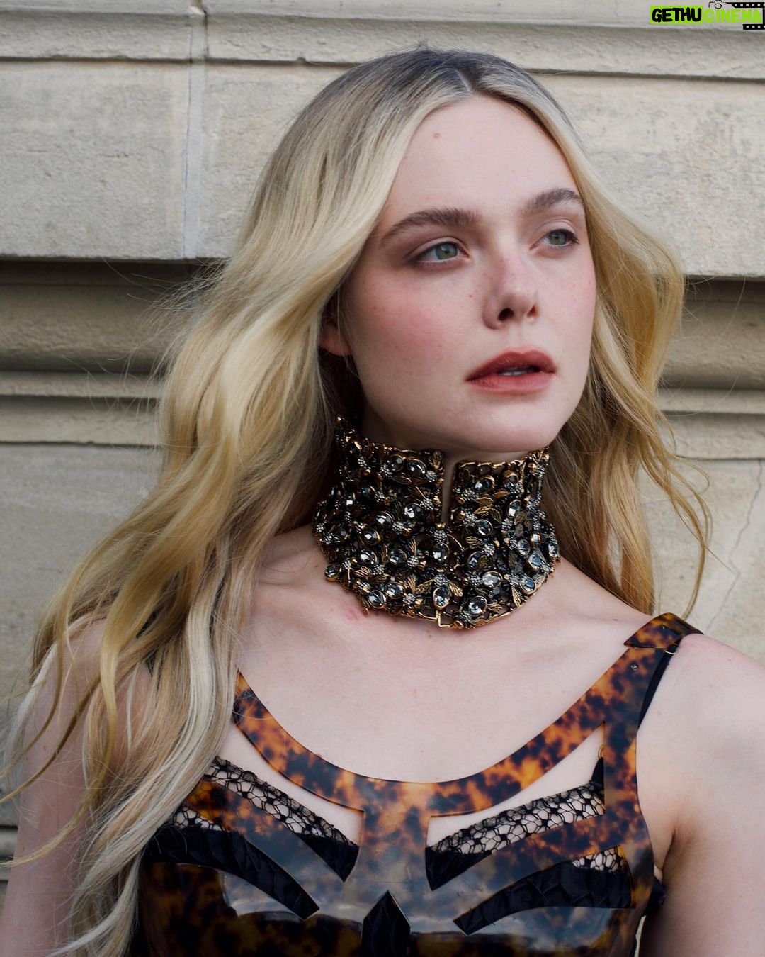 Elle Fanning - 480.4K Likes - Sarah Burton you never cease to amaze me with your kindness and out of this world talent. But most of all your kindness. McQueen will miss you and never be the same but I know your butterfly is only just emerging from its cocoon with the creativity we have yet to see. I love you and I loved wearing one of the looks from one of your most unforgettable collections🐝