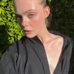 Elle Fanning Instagram - Did my make-up and felt cute in shadow and sun @lorealparis ☀️😎💋