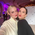 Elle Fanning Instagram - Told glam to do “The Sara” tonight💋 CONGRATULATIONS W MAG & @saramoonves for Magazine of the Year from @dailyfrontrow ✨✨✨✨ no one more deserved, also #jeff