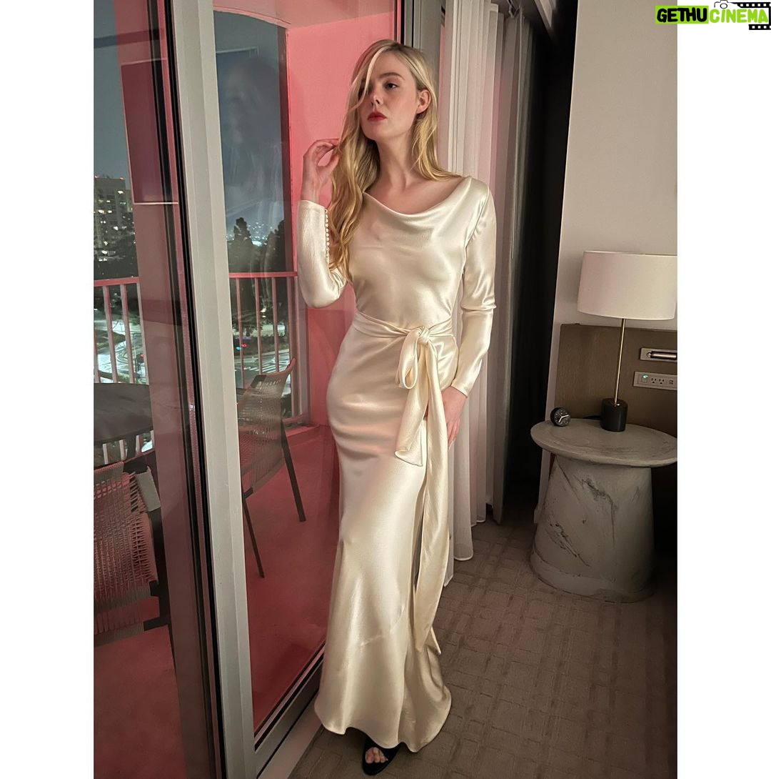 Elle Fanning Instagram - Also thank you @shrimptoncouture for this immaculate @alexandermcqueen to wear for the after party!!! Can I wear this forever!?!?