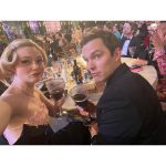 Elle Fanning Instagram - Shoutout to @chrissyteigen for supplying our table with John’s green room chicken !