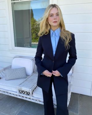 Elle Fanning Instagram - 5 times the charm 👔