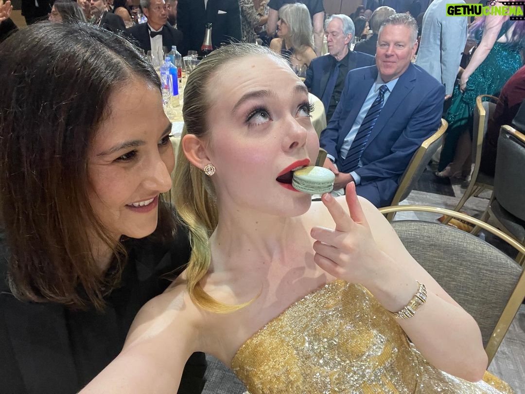 Elle Fanning Instagram - “It’s pistachio, if that’s helpful”