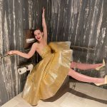 Elle Fanning Instagram – The Golden Throne