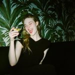 Elle Fanning Instagram - wedding weekend disposables🍸